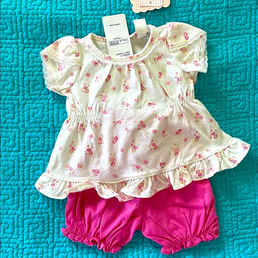 NWT Chaps short outfit